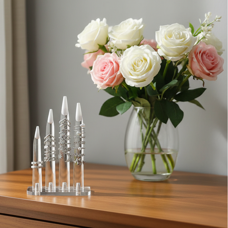 Hypoallergenic Knuckle Rings Set