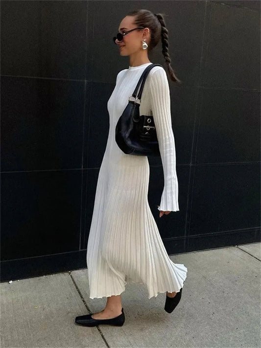 Ribbed Knit Maxi Dresses