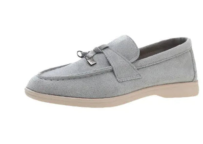 Loro Suede Charm Loafers