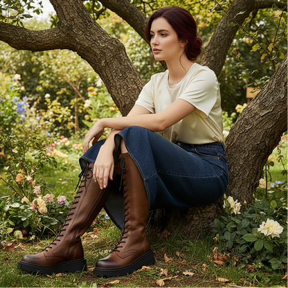 Vintage Leather Martin Riding Boots