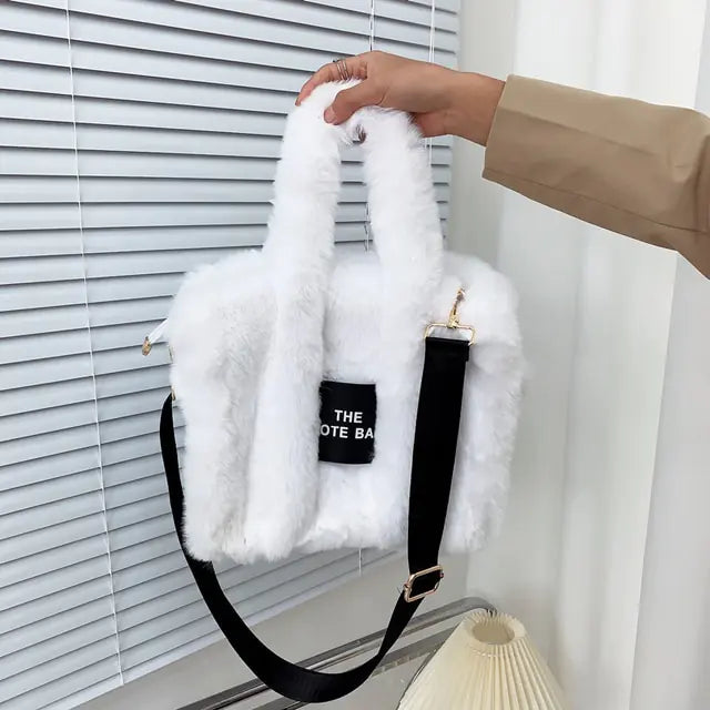 Designer Faux Fur Tote Bags