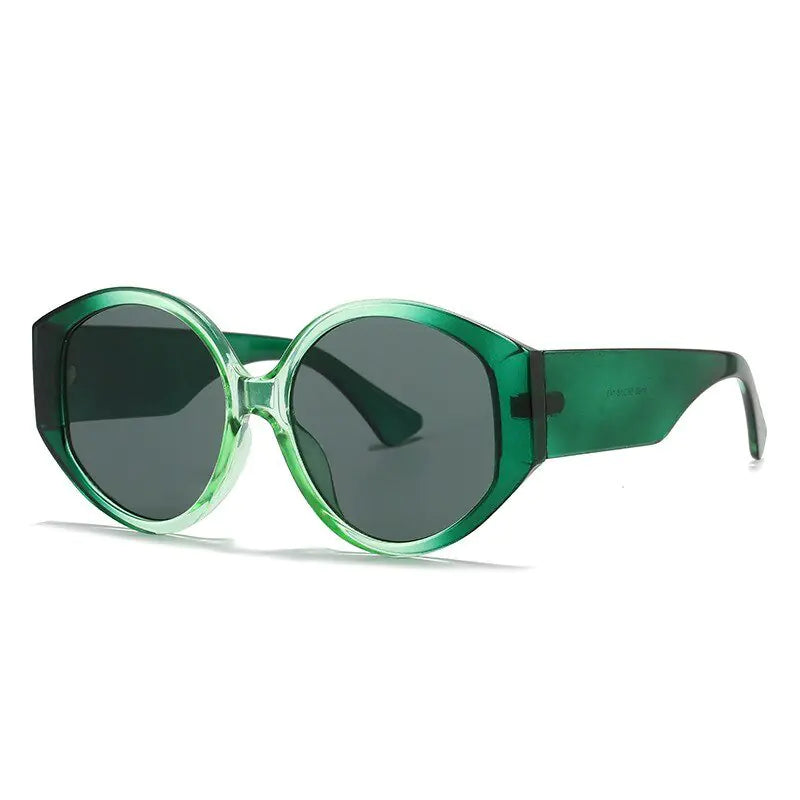 Retro Round Gradient Sunglasses