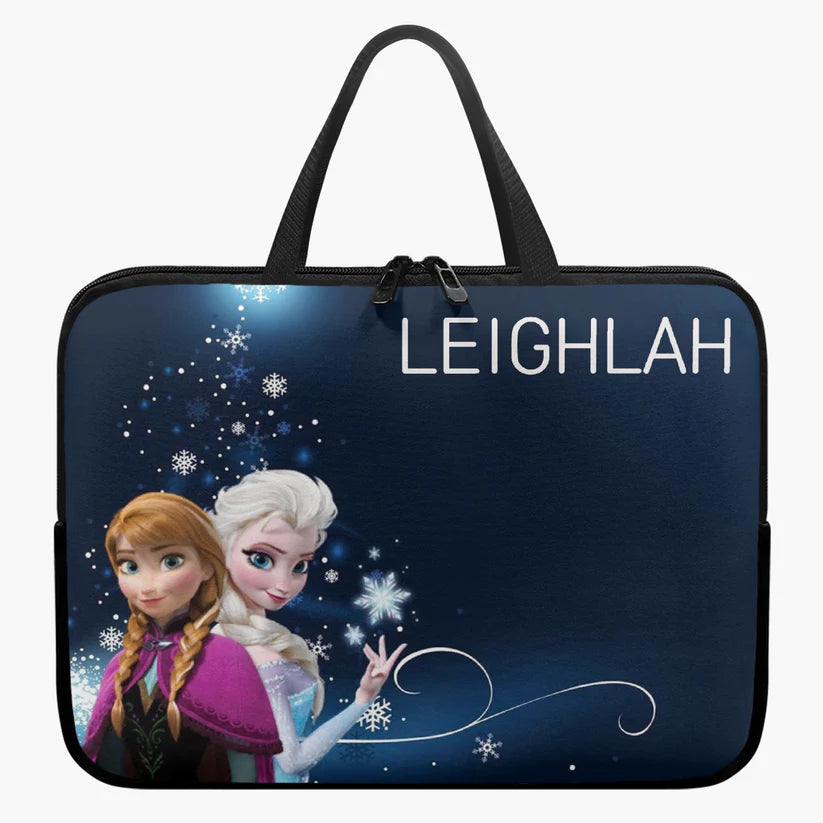 School Book Bags or Laptop Sleeves (Handles) - Frozen