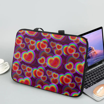 School Book Bags or Laptop Sleeves (Handles) - Hearts