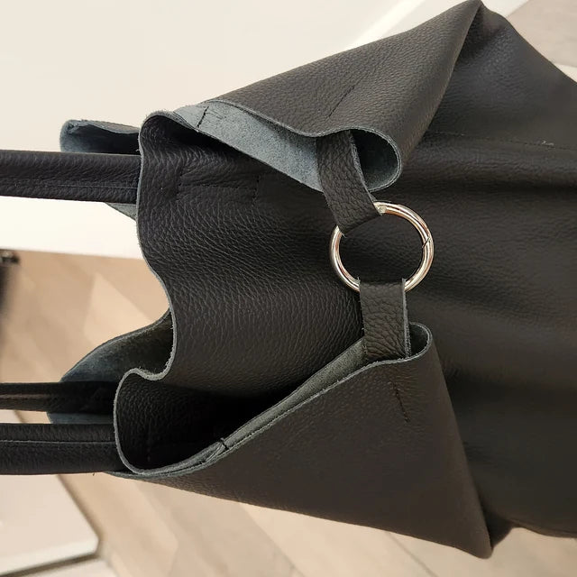 Large Vegan Leather Tote Bags