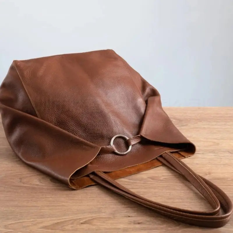 Large Vegan Leather Tote Bags