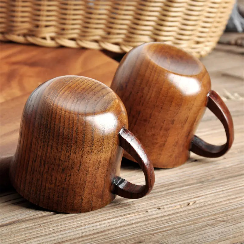 Natural Spruce Wooden Mugs