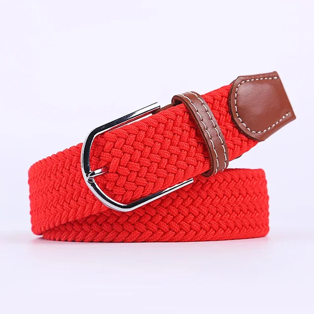 Casual Woven Fabric Elastic Belts