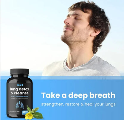 Lung Detox & Cleanse Mullein Leaf Capsules