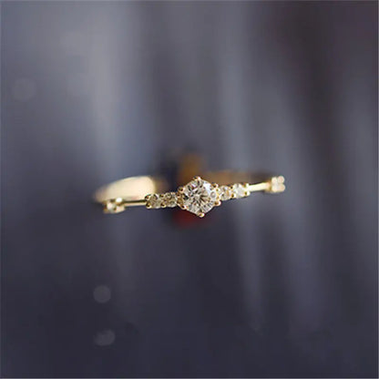 Exquisite Crystal Ring