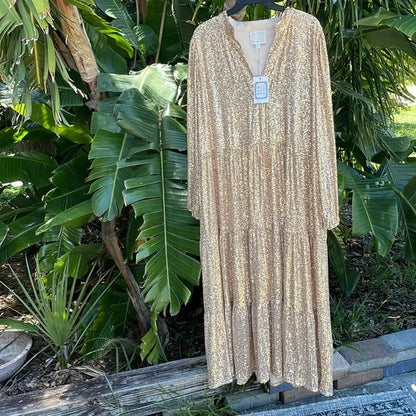 Sable Midi Sequin Dress