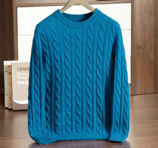 Davinci Pure Albas Cashmere Cable Pullover