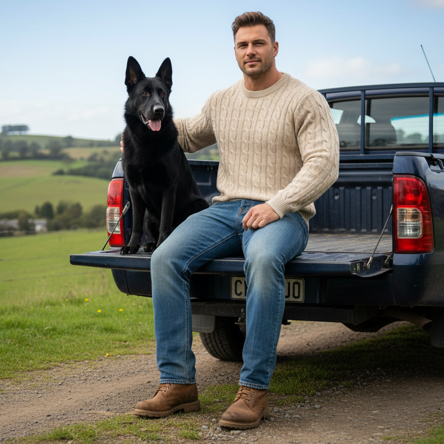 Davinci Pure Albas Cashmere Cable Pullover