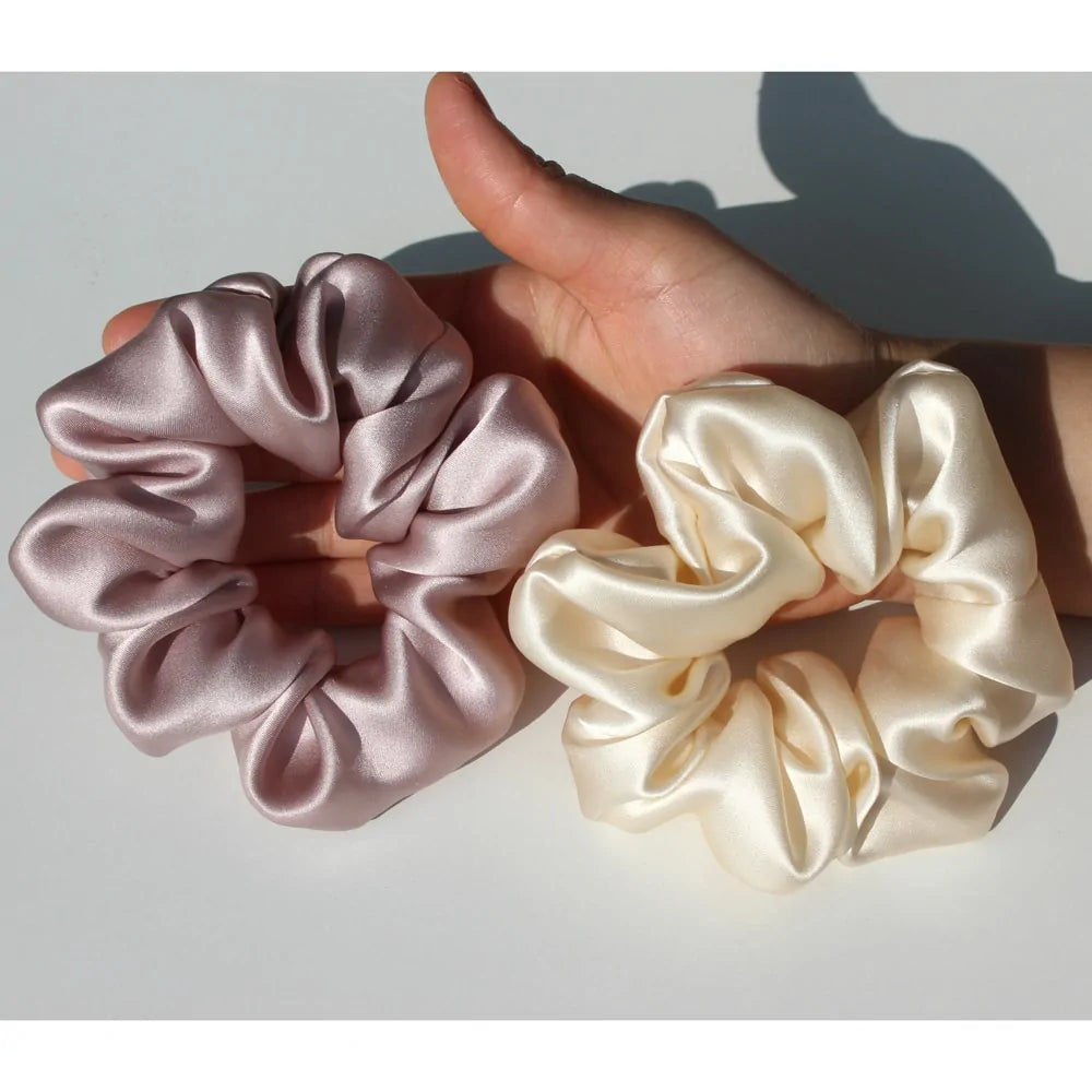 Lily Silk Hair Scrunchies