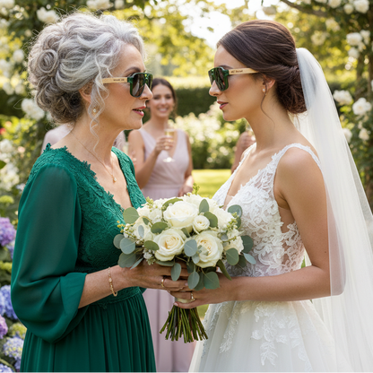 Oi Wood Polarized UV Protection Sunglasses