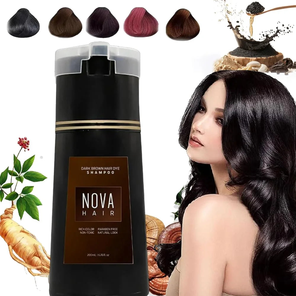 Nova Natural Hair Dye Shampoo