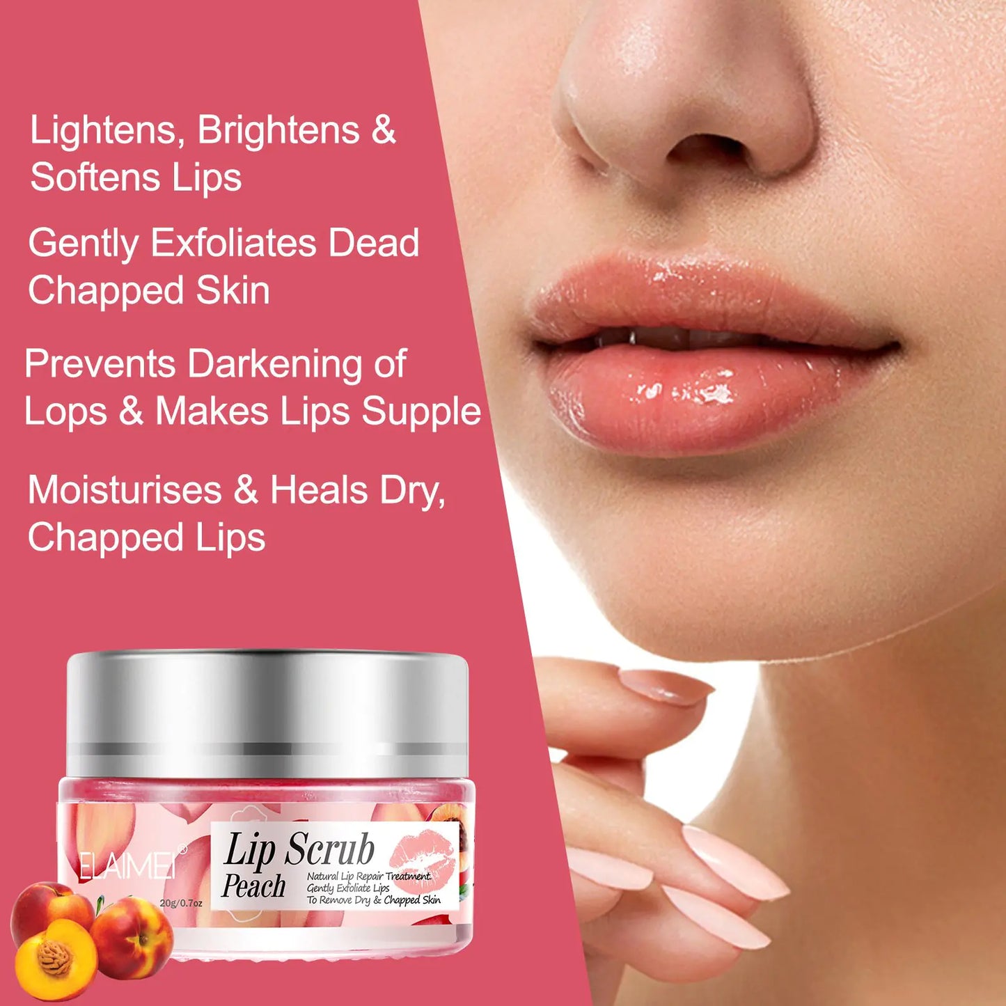 Elaimei Lip Scrub for Exfoliation and Anti-Cracking
