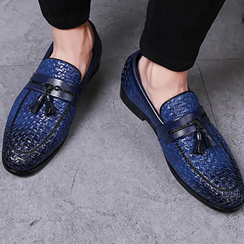 Italian Tasseled Leather Loafers