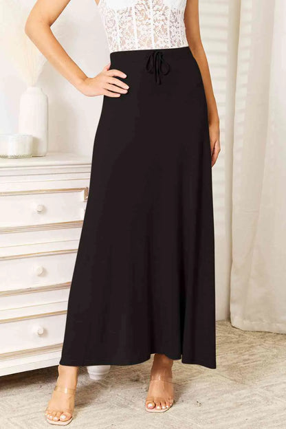 Double Take Soft Maxi Skirts