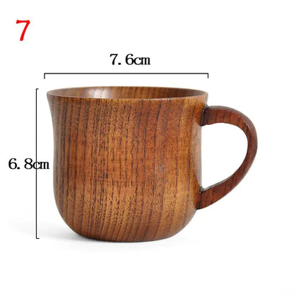 Natural Spruce Wooden Mugs