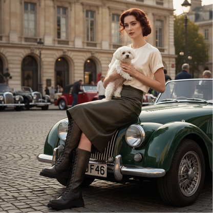 Vintage Leather Martin Riding Boots