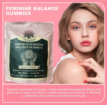 Vital Organic Natural Nutrition Feminine pH Balance Gummies