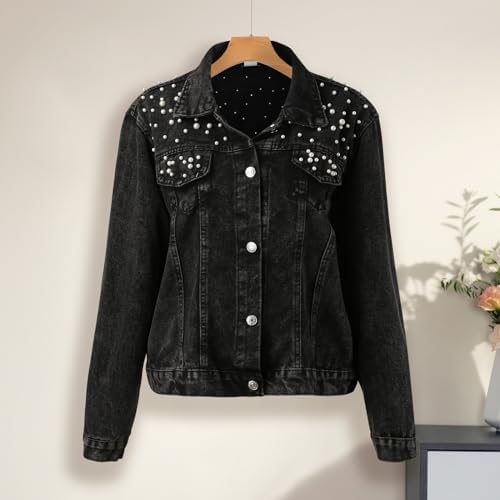 Pearl Casual Denim Jacket for Women