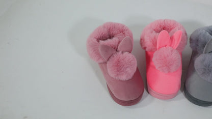 Warm & Fuzzy Bunny Slippers