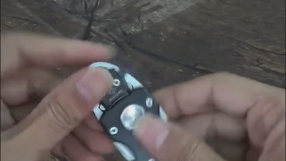 Fidget Spinner Keytag Knife