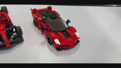 MOC Lego Model Building Blocks Champion Racer SUV