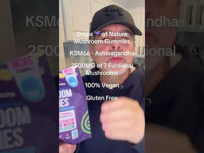Mushroom Gummies - Organic & Functional with Ashwagandha