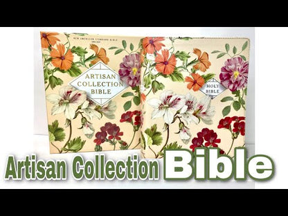 NASB Artisan Almond Floral Collection Bible