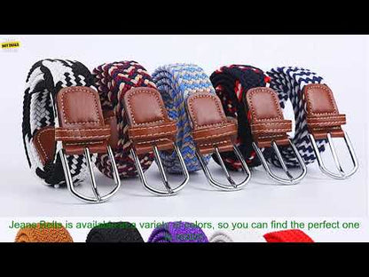 Casual Woven Fabric Elastic Belts