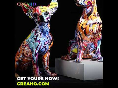 CREAHO Graffiti Art Resin Sculptures