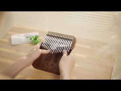 Tree of Life - HLURU 34 Keys Black Walnut Chromatic Kalimba
