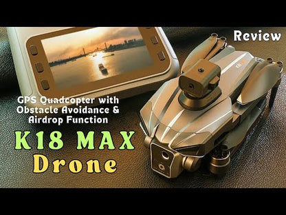K18MAX 4.5-inch Screen Drone with GPS