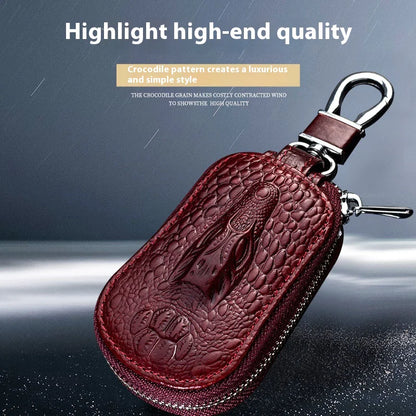 Vinci Genuine  Cowhide Leather Car Key Case
