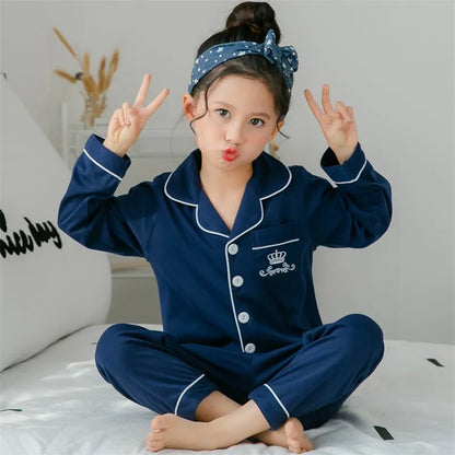 Girls Soft Cotton Pajamas