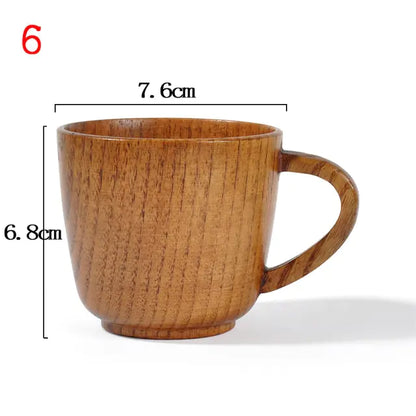 Natural Spruce Wooden Mugs