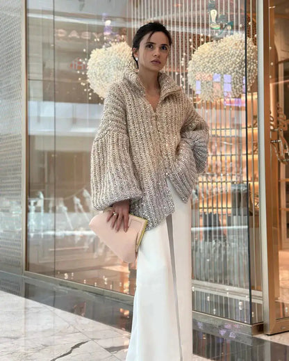 Elegant Sequin Sweater