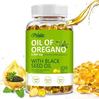 Oregano Oil with Black Seed Oil Capsules