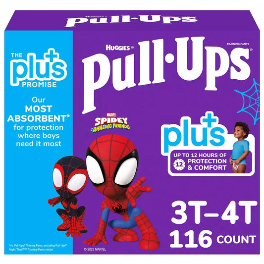 Huggies Pull-Ups Plus Training Pants For Boys