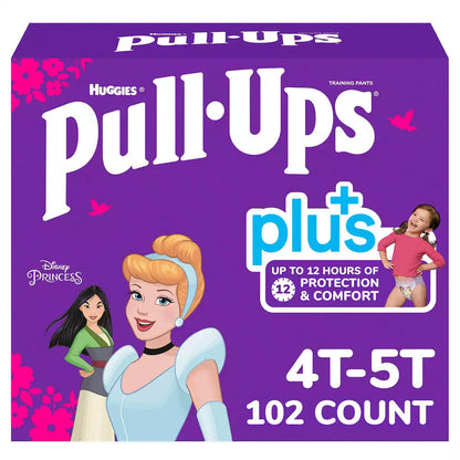 Huggies Pull-Ups Plus Training Pants for Girls