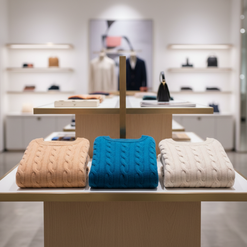 Davinci Pure Albas Cashmere Cable Pullover