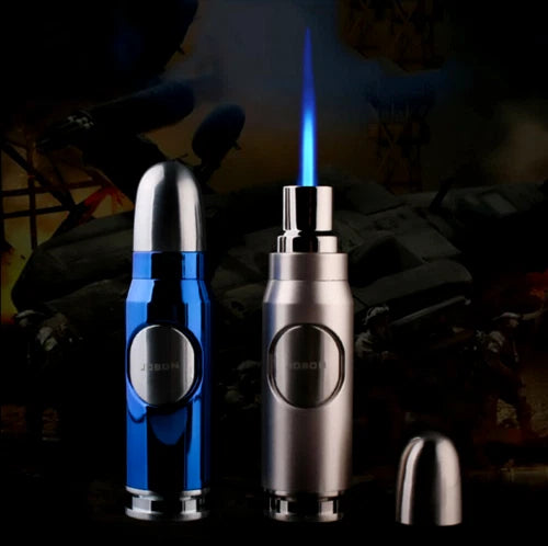 JOBON Metal Bullet Shaped Windproof Butane Lighter