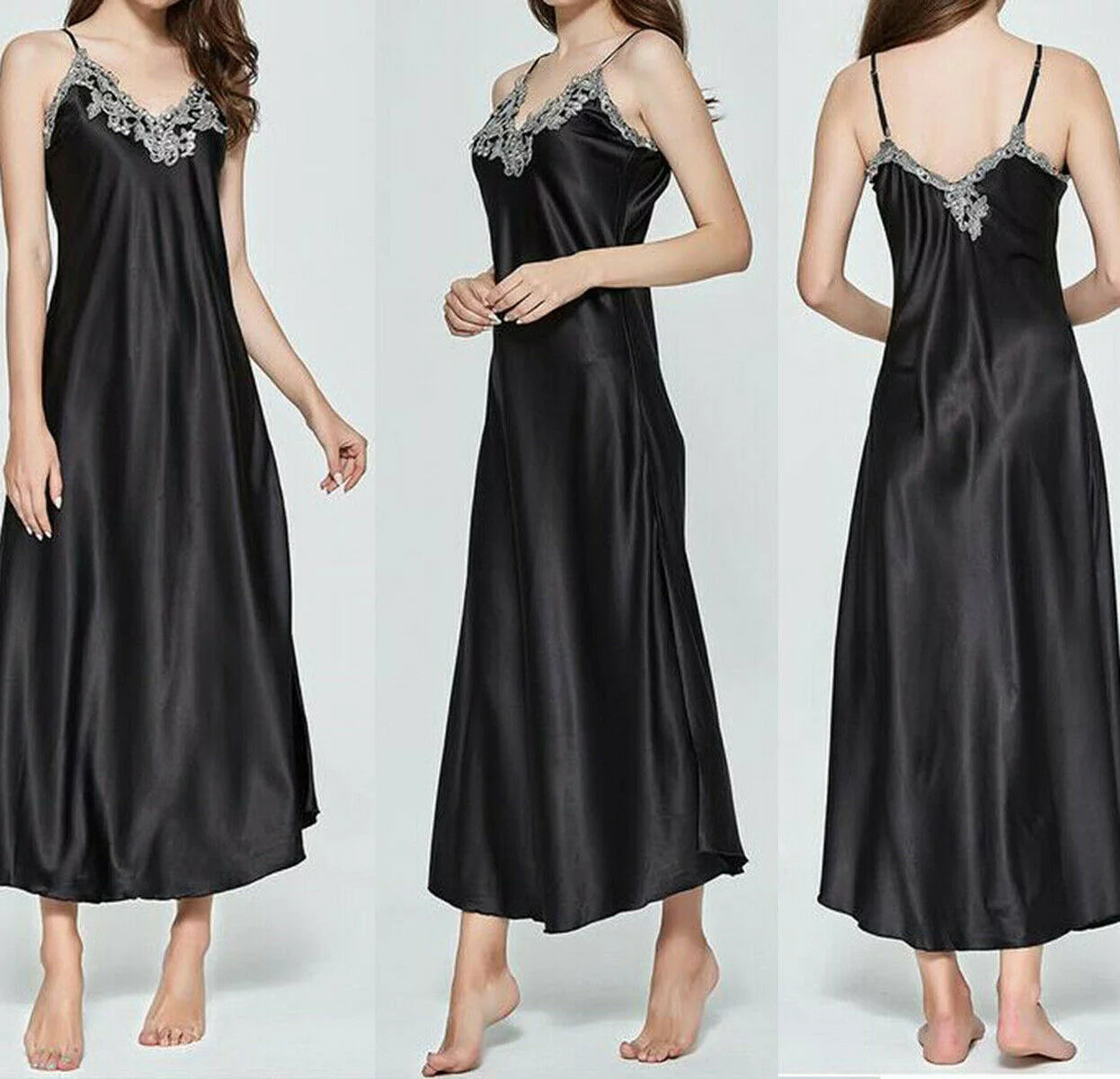 Lace Satin Nightgowns