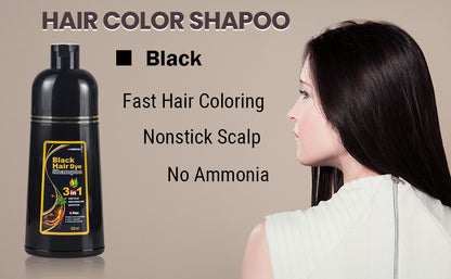 Herbal 3-in-1 Natural Hair Dye Shampoo