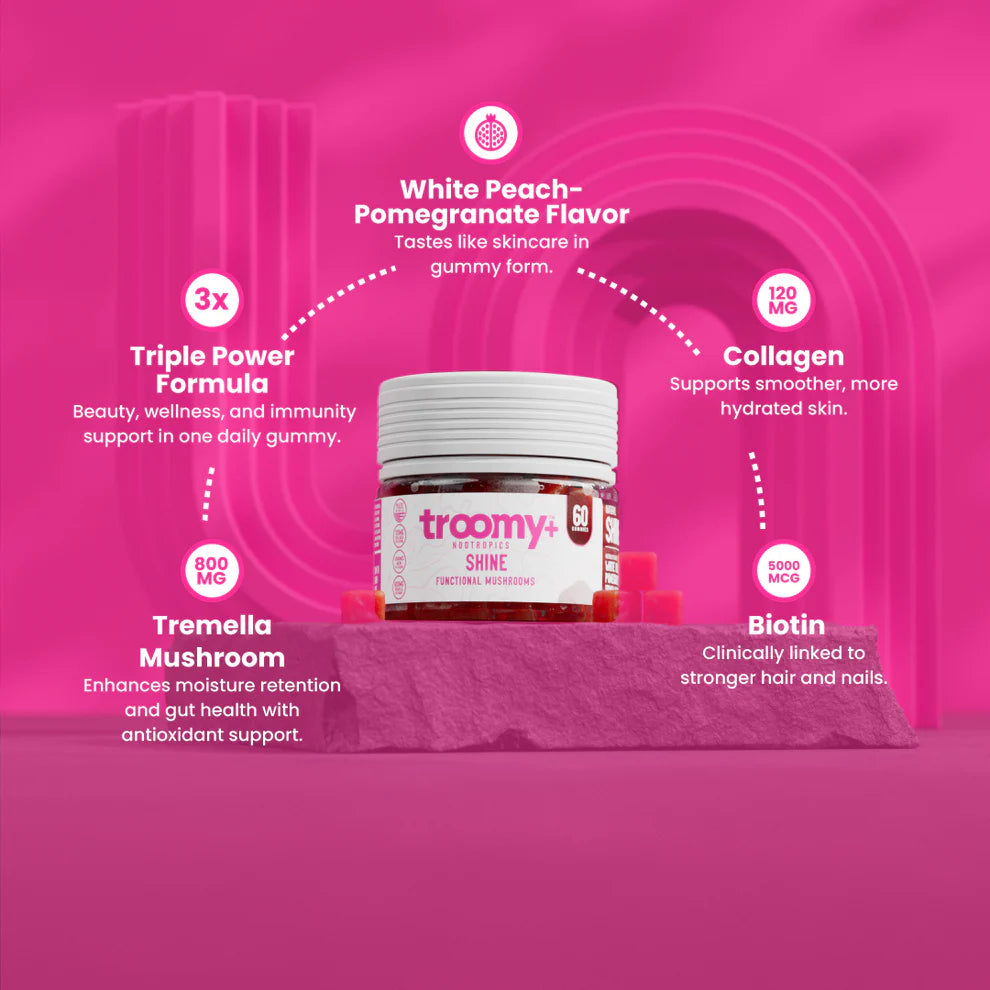 Troomy Nootropics Mushrooms Gummies