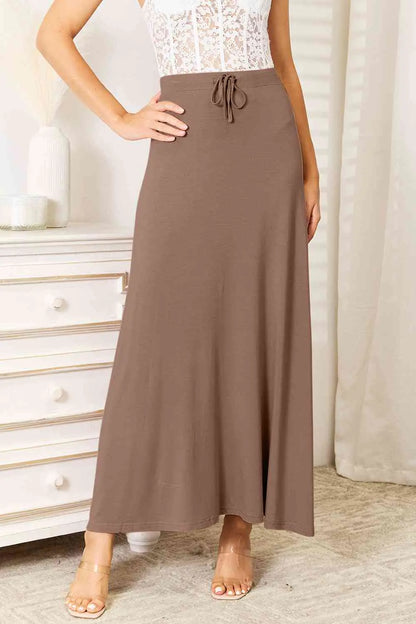 Double Take Soft Maxi Skirts