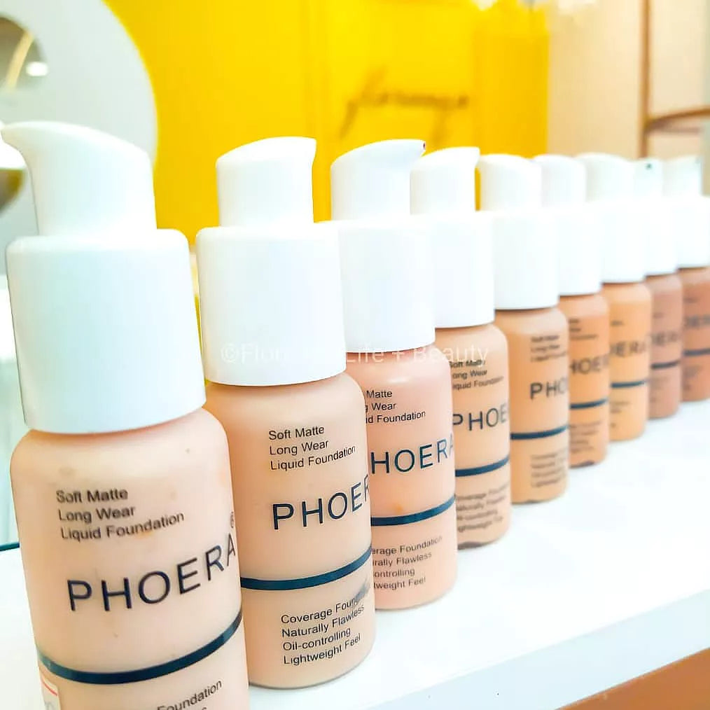 PHOERA Full Coverage Matte Liquid Foundation
